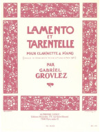 Gabriel Grovlez: Lamento Et Tarentelle (noty na klarinet, klavír)