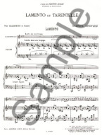 Gabriel Grovlez: Lamento Et Tarentelle (noty na klarinet, klavír)