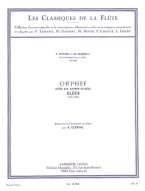 Christoph Willibald Glück: Orphée - Scéne des champs-élysées (noty na příčnou flétnu, klavír)