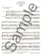 Christoph Willibald Glück: Orphée - Scéne des champs-élysées (noty na příčnou flétnu, klavír)