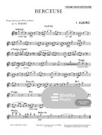 Isaac Albéniz: Berceuse (noty na příčnou flétnu, klavír)