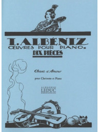 Isaac Albéniz: Chant D'Amour (noty na klarinet, klavír)