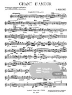 Isaac Albéniz: Chant D'Amour (noty na klarinet, klavír)