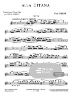Paul Dukas: Alla Gitana (noty na příčnou flétnu, klavír)