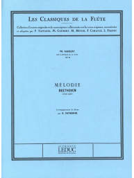 Ludwig van Beethoven: Mélodie (noty na příčnou flétnu, klavír)