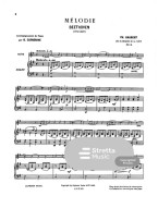 Ludwig van Beethoven: Mélodie (noty na příčnou flétnu, klavír)
