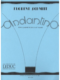 Florent Schmitt: Andantino (noty na klarinet, klavír)