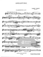Florent Schmitt: Andantino (noty na klarinet, klavír)
