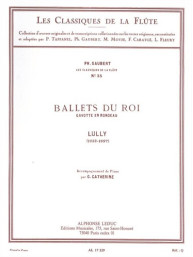Jean-Baptiste Lully: Ballets du Roi Gavotte en Rondeau (noty na příčnou flétnu, klavír)