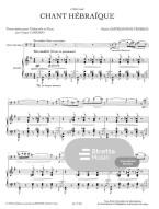 Mario Castelnuovo-Tedesco: Chant Hébraique (noty na violoncello, klavír) Mario Castelnuovo-Tedesco: Chant Hébraique (noty na violoncello, klavír)