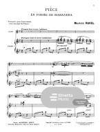 Maurice Ravel: Piece En Forme De Habanera (noty na klarinet, klavír)
