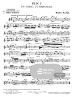 Maurice Ravel: Piece En Forme De Habanera (noty na klarinet, klavír)