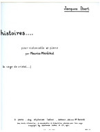 Jacques Ibert: La Cage de Cristal (noty na violoncello, klavír) Jacques Ibert: La Cage de Cristal (noty na violoncello, klavír)