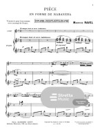 Maurice Ravel: Piece En Forme D'Habanera (noty na violu, klavír) Maurice Ravel: Piece En Forme D'Habanera (noty na violu, klavír)