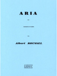Albert Roussel: Aria (noty na klarinet, klavír)