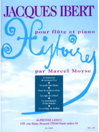 Jacques Ibert: Histoires par Marcel Moyse (noty na příčnou flétnu, klavír)