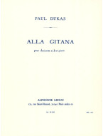 Paul Dukas: Alla Gitana (noty na klarinet, klavír)