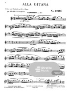 Paul Dukas: Alla Gitana (noty na klarinet, klavír)