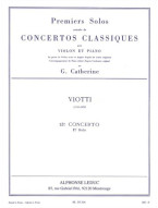 Giovanni Battista Viotti: Concerto no. 13 (noty na housle, klavír)