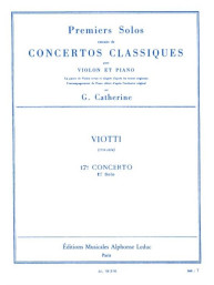 Giovanni Battista Viotti: Concerto no. 17 (noty na housle, klavír)