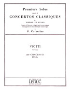 Giovanni Battista Viotti: Concerto no. 22 (noty na housle, klavír)