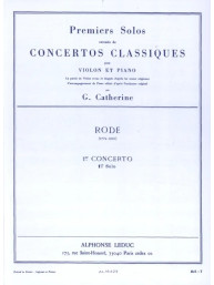 Pierre Rode: 1st Concerto - 1st Solo (noty na housle, klavír)