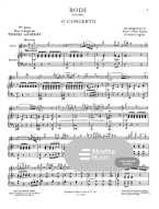 Pierre Rode: 1st Concerto - 1st Solo (noty na housle, klavír)
