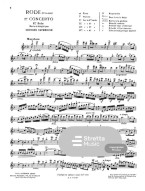 Pierre Rode: 1st Concerto - 1st Solo (noty na housle, klavír)