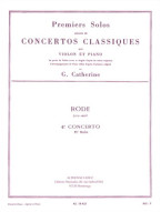 Pierre Rode: Concerto no. 4 (noty na housle, klavír)