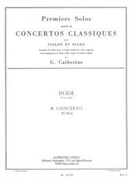 Pierre Rode: Concerto no. 8 (noty na housle, klavír)