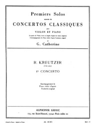Rodolphe Kreutzer: Concerto no. 1 (noty na housle, klavír)