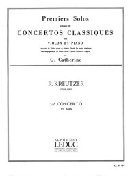 Rodolphe Kreutzer: Concerto no. 13 (noty na housle, klavír)
