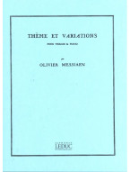 Olivier Messiaen: Theme et Variations (noty na housle, klavír)