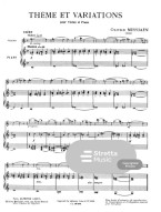 Olivier Messiaen: Theme et Variations (noty na housle, klavír)