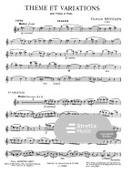 Olivier Messiaen: Theme et Variations (noty na housle, klavír)
