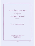 Eugéne Bozza: 10 Pieces Faciles No.2 - Le Campanile (noty na housle, klavír) Eugéne Bozza: 10 Pieces Faciles No.2 - Le Campanile (noty na housle, klavír)