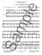 Eugéne Bozza: 10 Pieces Faciles No.2 - Le Campanile (noty na housle, klavír) Eugéne Bozza: 10 Pieces Faciles No.2 - Le Campanile (noty na housle, klavír)