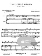 Claude Debussy: Le Petit Negre (noty na housle, klavír)