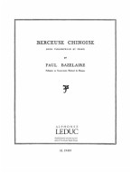 Paul Bazelaire: Berceuse Chinoise Op115 (noty na violoncello, klavír)