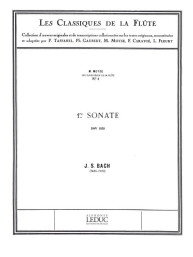J.S. Bach: Sonata No.1, BWV1030 in B minor (noty na příčnou flétnu, klavír)