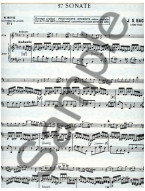 J.S. Bach: Sonata No.1, BWV1030 in B minor (noty na příčnou flétnu, klavír)