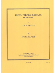 Louis Moyse: Trois Pi?ces Faciles No. 2: Sarabande