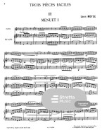 Louis Moyse: Trois Pi?ces Faciles No. 3: Menuets
