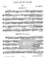 Louis Moyse: Trois Pi?ces Faciles No. 3: Menuets