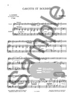 Johann Kuhnau: Gavotte et Bourree (noty na housle, klavír)