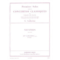 Henri Vieuxtemps: Extrait concerto No.4 Op31 (noty na housle, klavír)