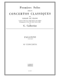 Niccolo Paganini: Extrait concerto No.1 (noty na housle, klavír)