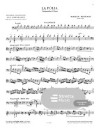 Marin Marais: La folia (noty na violoncello, klavír) Marin Marais: La folia (noty na violoncello, klavír)