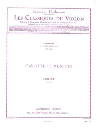 Jean-Baptiste Loeillet: Gavotte et Musette (noty na housle, klavír)