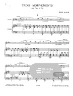 Jehan Alain: 3 Mouvements (noty na příčnou flétnu, klavír)